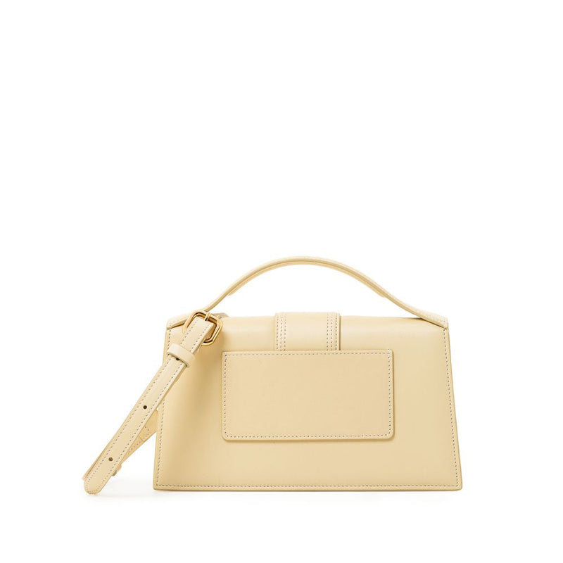 Sac à bandoulière en cuir jaune  Jacquemus